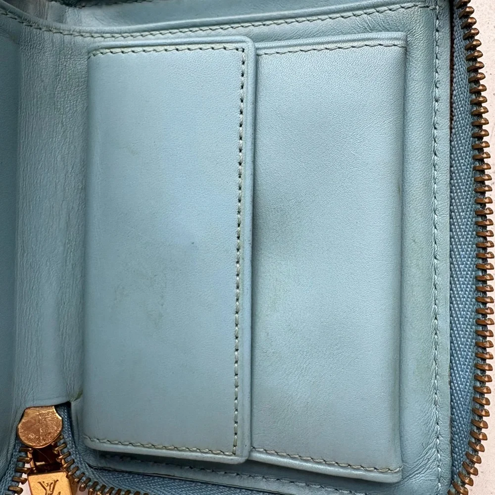 Louis Vuitton Monogram Vernis Small Zip Wallet – Yellow & Blue - Picture 7 of 7